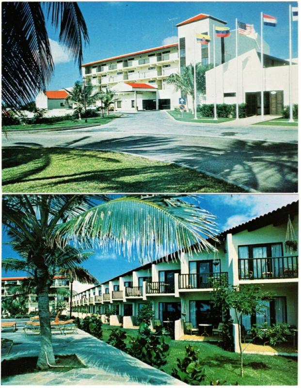 Aruba Oranjestad Aruba Beach Club Hotel 1970s-1980s Postcards