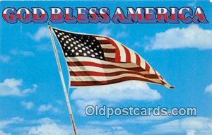 God Bless America Flag Unused 