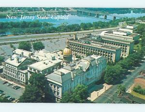 Unused Pre-1980 AERIAL VIEW Trenton New Jersey NJ hn0922