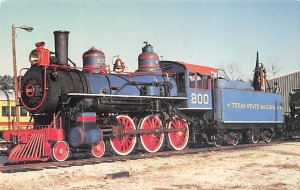 Texas State Railroad's Locomotive Number 200 Texas Train Unused 