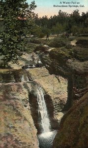 C.1910-20 A Water Fall at Richardson Springs, Cal. Postcard P122