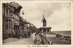 CPA SAINT-AUBIN-sur-MER La Digue (1250332)