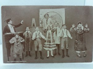 Vintage Postcard The Yorkshire Rustics Stage Show Early Theatre Group