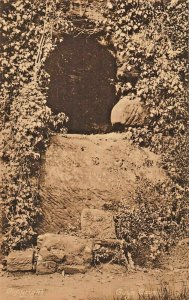 WARWICK ENGLAND~GUY'S CAVE~SEPIA PHOTO POSTCARD