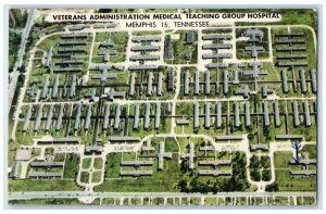 1955 Veterans Administration Medical Teaching Group Hospital Memphis TN Postcard