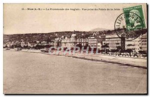 Postcard Old Nice A M Promenade des Anglais View from the Palace of the Jetee