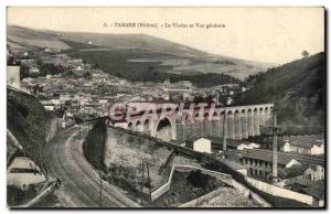 Old Postcard Tarare Viaduct And Vue Generale