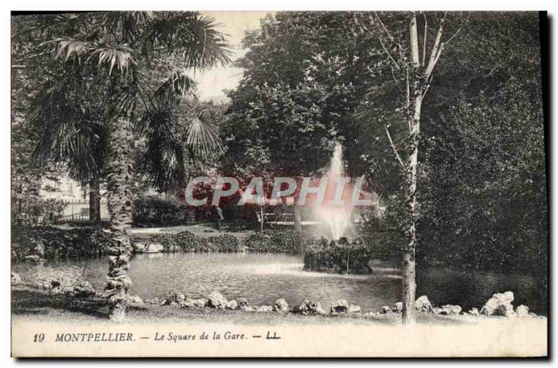 Old Postcard Montpellier Square Station