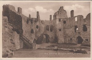 Scotland Postcard - Interior of Dirleton Castle, Dirleton, East Lothian DC418