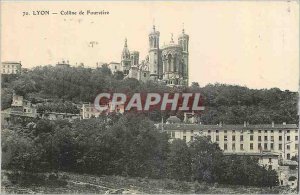 Old Postcard Lyon Fourviere Hill