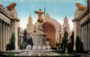 Expos San Francisco 1915 Panama-Pacific International Expo Fountain Of Ceres