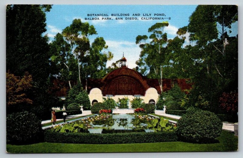 Vintage California Postcard - Balboa Park - San Diego
