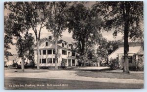 FRYEBURG, ME Maine ~ YE OLDE FRYEBURG INN c1940s Oxford County Roadside Postcard