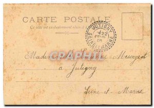 Old Postcard Paris Arc de Triomphe