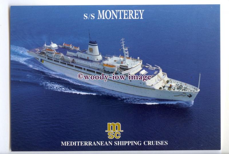 LN0675 - MSC Liner - Monterey , built 1952 - postcard