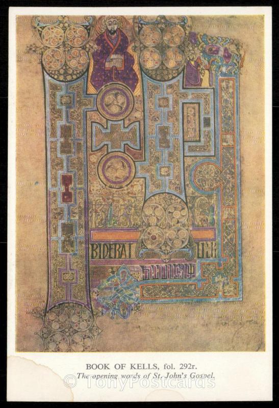 Book of Kells - The opening words of St. John's Gospel