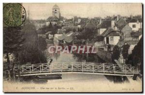 Old Postcard Alencon A View On The Sarthe