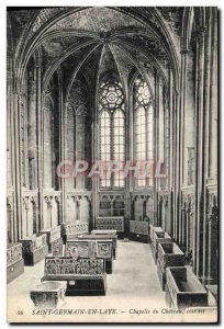 Old Postcard Saint Germain en Laye chapel of the castle