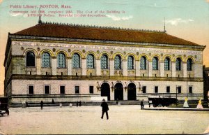 Massachusetts Boston Public Library 1913