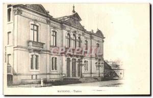 VINTAGE POSTCARD Mayenne Theater