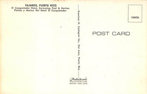 El Conquistador Hotel Fajardo Puerto Rico Postcard