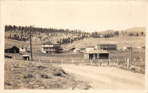 J24/ Waunita Hot Springs Gunnison Colorado RPPC Postcard c1910 Hotel 168