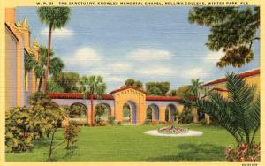FL - Winter Park. Rollins College, The Sanctuary, Knowles Memorial Chapel
