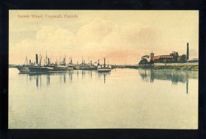 Cornwall, Ontario, Canada  Postcard, Lower Wharf