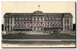 Old Postcard Deauville La Plage Fleurie The Royal Hotel