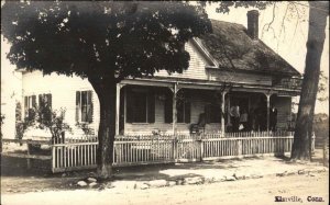 Elmville Killingly CT Connecticut Jas Kent Store c1910 Real Photo Postcard