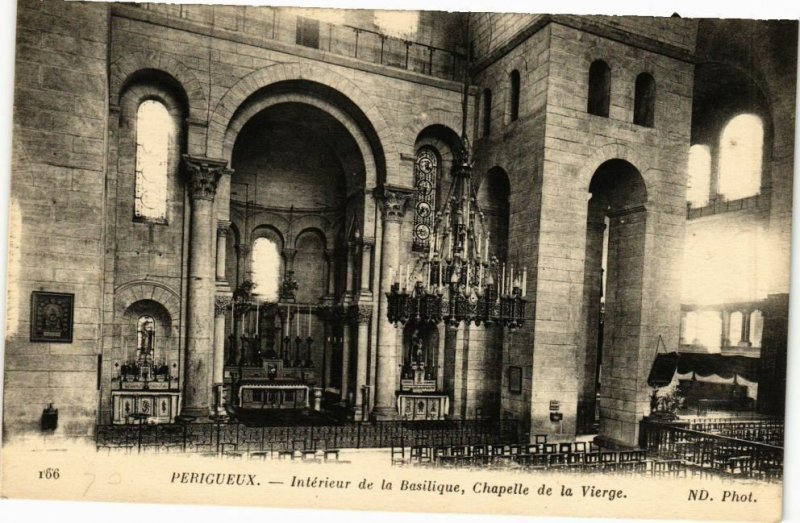 CPA PÉRIGUEUX-Intérieur de la Basilique-Chapelle de la Vierge (233017)