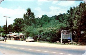 Asheville NC North Carolina EDGEWOOD COTTAGES~CAFE~Dewey Smith ROADSIDE Postcard