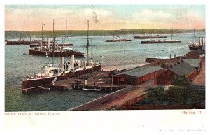 British Navy Fleet in Halifax Harbor