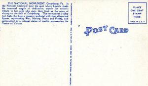 PA - Gettysburg. Soldiers' National Monument