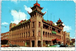 Postcard - The Chinese Temple Of Chicago, Illinois