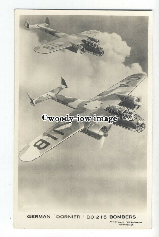 ac0141 - Aircraft - German Dornier DO 215 Bombers - postcard