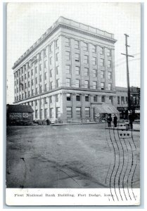 1908 First National Bank Building Barnum Railey Fort Dodge Iowa IA Postcard