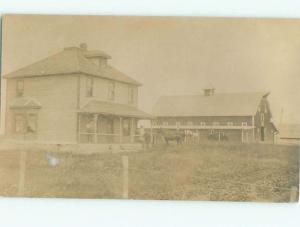 Old rppc BUILDING SCENE Architecture Postcard AB0915