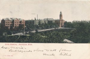 State Hospital at Rochester MN, Minnesota - pm 1907 - UDB