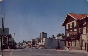 Bend Oregon OR Downtown Street Scene Vintage Postcard