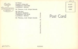 Cafe Brittany Saint Thomas Virgin Islands Postcard