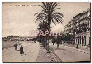 Postcard Old Cannes Croisette