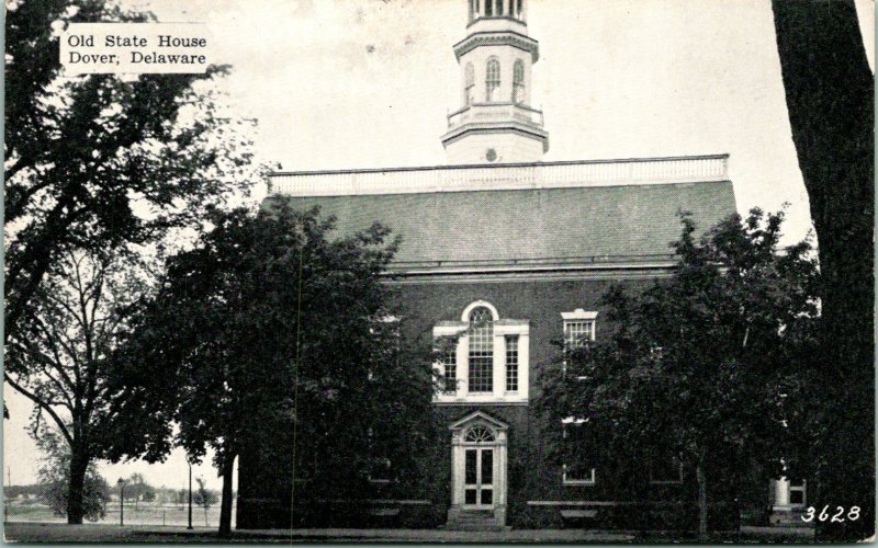 Dover DE Old State House Building Postcard unused (16431)