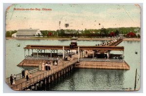 Boardwalk Brittania On the Bay Ottawa Canada DB Postcard Q24