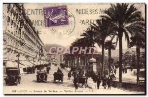 Postcard Old Nice Avenue de Verdun