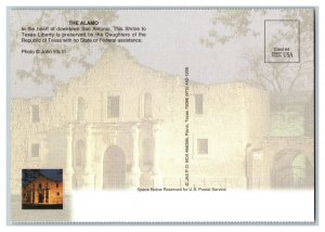 The Alamo Night View San Antonio Texas Vintage Postcard Continental View Card 