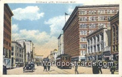 Portage Ave. Winnipeg Canada Unused 