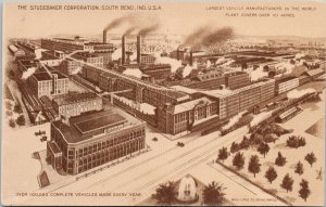 South Bend IN Studebaker Corp Unused Postcard G28