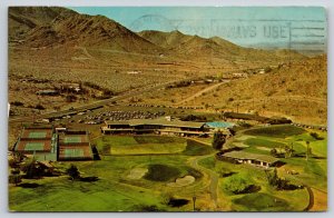 Scottsdale Arizona~Paradise Valley Country Club~Tennis~Golf~Pool~1950s Postcard