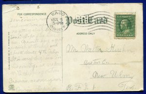 Waco Texas tx Metropole Hotel postmarked 1911 old postcard